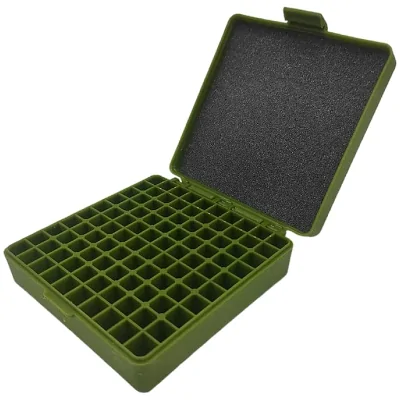 Коробка RHT Ammo Box на 100 патронов к.22LR зеленый